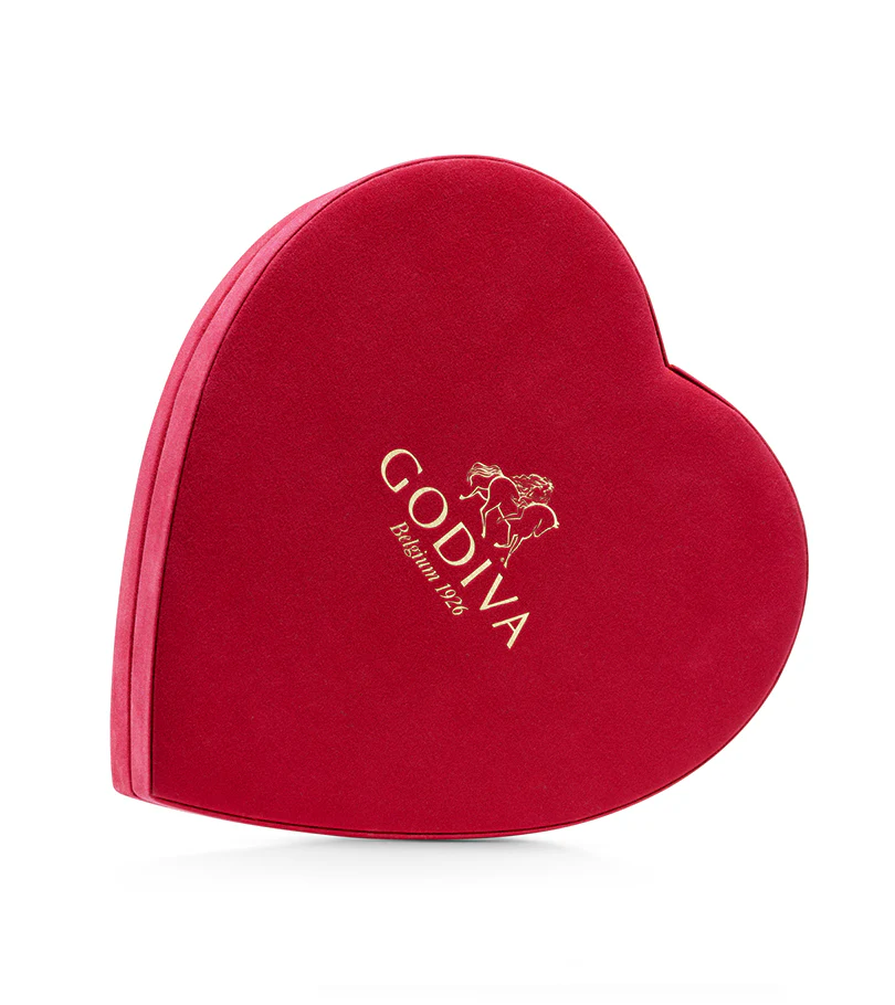 Godiva Coeur Gift Box Red 7 pc - Image 2