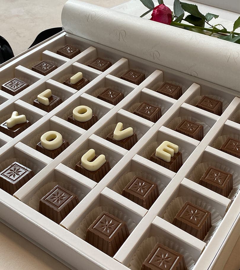 I Love You Chocolate Box (White) by NJD - Image 2