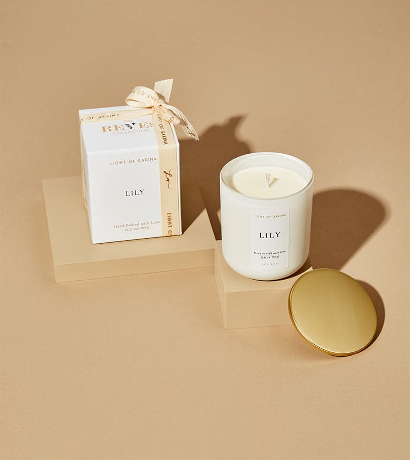 Lily Candle by Light of Sakina - Image 2