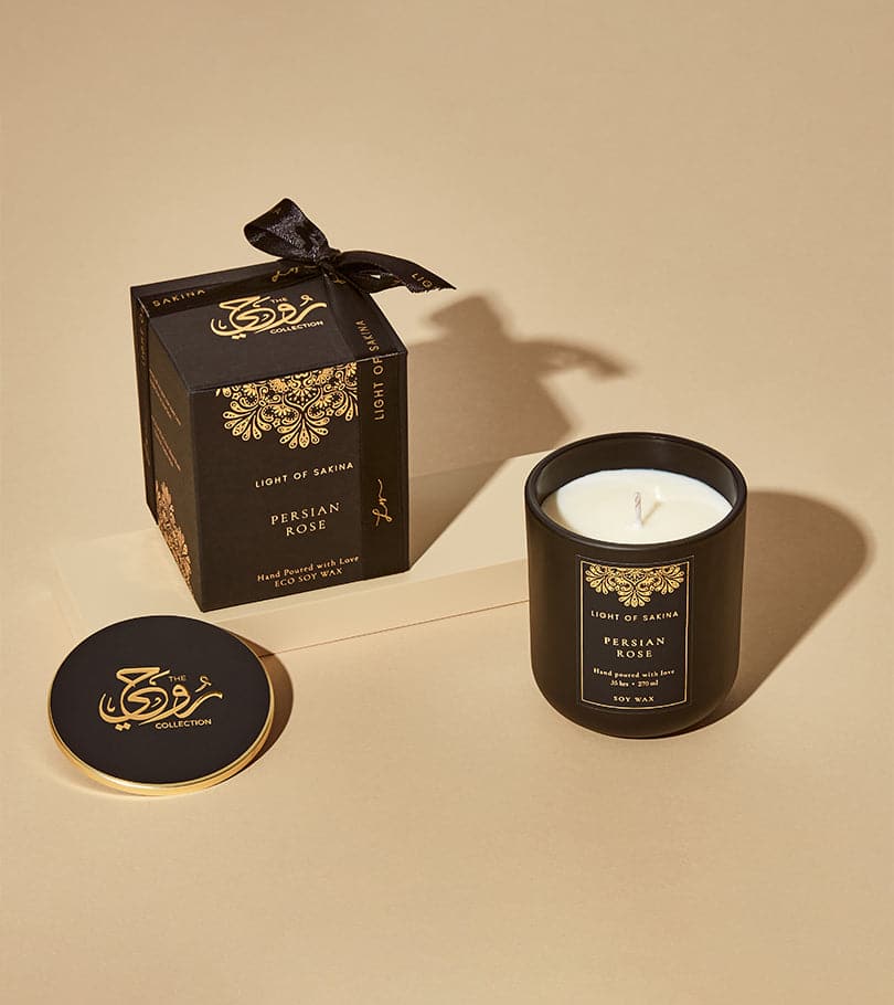 Persian Rose Candle by Light of Sakina - Image 2