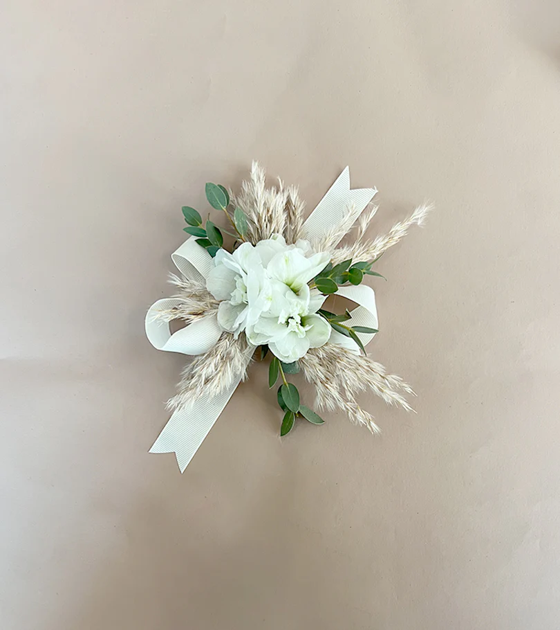 Rustic Romantic Bridal Corsage - Image 2