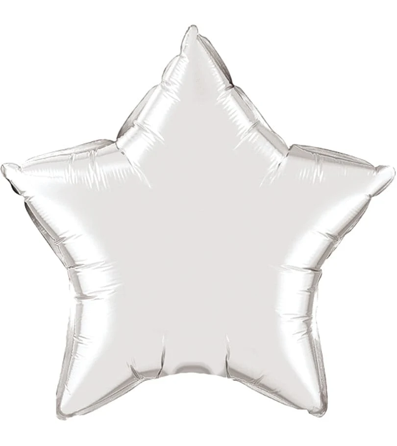 White Star Foil Balloon
